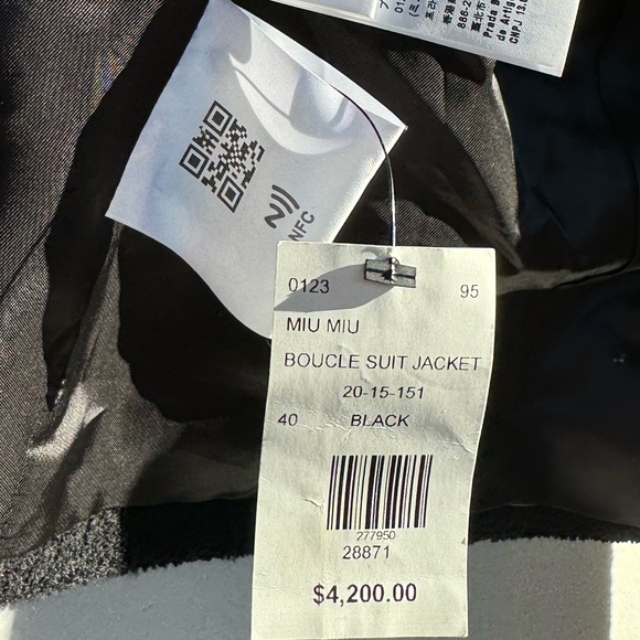 Miu Miu Boucle Suit Jacket - Picture 6 of 6